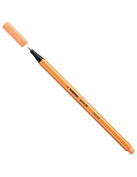 Pennarello Stabilo Point 88/25 arancione pastello 88/25