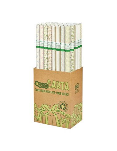 Rotolo carta regalo Erba 70cmx2mt fantasie assortite Sadoch EB3JGN1
