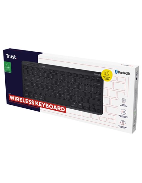 Tastiera wireless compatta Lyra_Trust 24708