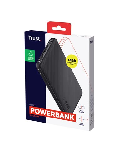 Powerbank ultrasottile da 10.000 mAh Primo_Trust 24678 TRUST POWERBANK E CARICATORI