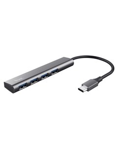 Hub da USB-C a USB-A 3.2 Gen1 4 porte Halyx_Trust 24948 TRUST ADATTATORI-CAVI-ORGANIZZACAVI
