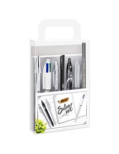 Set scrittura Silver Set Bic 9576121 BIC KIT STATIONARY