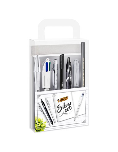 Set scrittura Silver Set Bic 9576121 BIC KIT STATIONARY