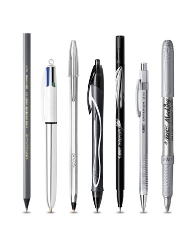 Set scrittura Silver Set Bic 9576121 BIC KIT STATIONARY