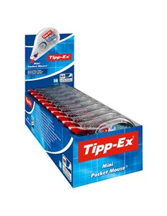 10 correttori Tipp-ex pocket mouse 5mm x 6mt Decor Bic 8922365