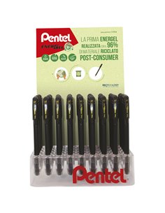 Expo 48 roller c/cappuccio Energel Recycology colori assortiti Pentel 0022381 PENTEL ESPOSITORI