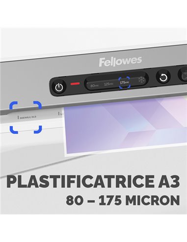 Plastificatrice Amaris A3 Fellowes 8058201 FELLOWES PLASTIFICATRICI A CALDO