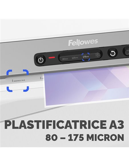 Plastificatrice Amaris A3 Fellowes 8058201 FELLOWES PLASTIFICATRICI A CALDO
