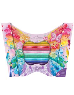 Astuccio Farfalla 20 matite colorate Sparkle assortiti Faber Castell 201971