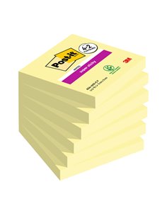 Value pack 4+2 Post-it® Super Sticky, Giallo Canary™, 76x76 mm 90 fogl/blocco 7100259321