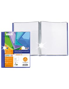 Portalistini personalizzabile ASSO TI 15x21cm 50 buste blu Sei Rota 57265007 SEI ROTA PORTALISTINI PERSONALIZZABILI
