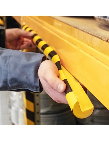 Profilo paracolpi angolare C25R giallo/nero Durable 1100-130 DURABLE SEGNALETICA