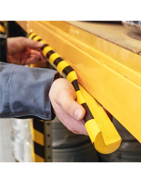 Profilo paracolpi angolare C25R giallo/nero Durable 1100-130 DURABLE SEGNALETICA