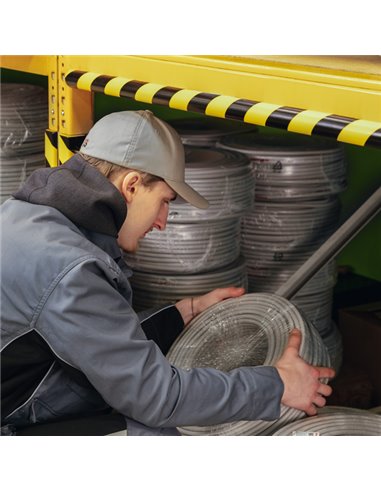 Profilo paracolpi angolare C25R giallo/nero Durable 1100-130 DURABLE SEGNALETICA