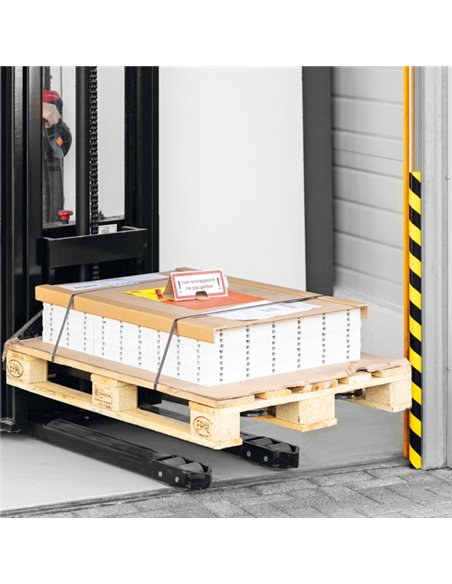Profilo paracolpi per superfici S32R giallo/nero Durable 1109-130 DURABLE SEGNALETICA