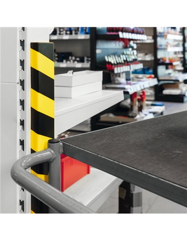 Profilo paracolpi per superfici S18 giallo/nero Durable 1108-130 DURABLE SEGNALETICA