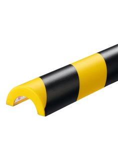 Profilo paracolpi per superfici tubolari P30 giallo/nero Durable 1115-130