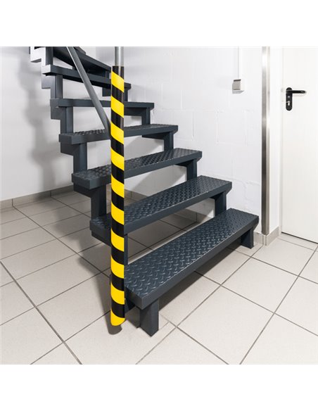 Profilo paracolpi per superfici tubolari P30 giallo/nero Durable 1115-130