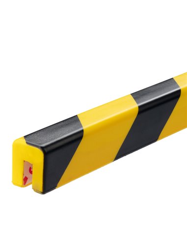 Profilo paracolpi per spigoli E8 giallo/nero Durable 1127-130