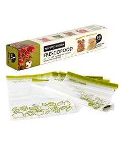 Conf.10 buste per alimenti Large 25,5x33cm FrescoFood Perfetto 29163