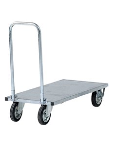 Carrello da lavoro con manici pieghevoli e pianale portata 250kg C034Z Tecnotelai CARRELLI PER MOVIMENTAZIONE
