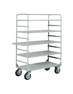 Carrello da lavoro 4 piani estraibili portata 450kg C060G Tecnotelai CARRELLI PER MOVIMENTAZIONE