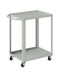 Carrello 2 vasche da 60x45cm grigio C542