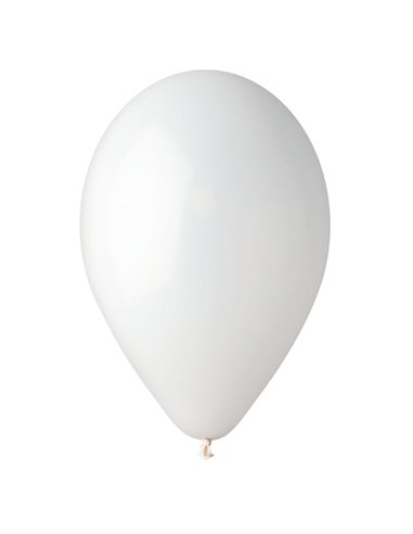 Busta 25 palloncini in lattice Ø26cm bianco Big Party 72013