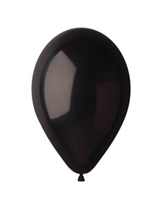 Busta 25 palloncini in lattice Ø26cm nero Big Party 72017