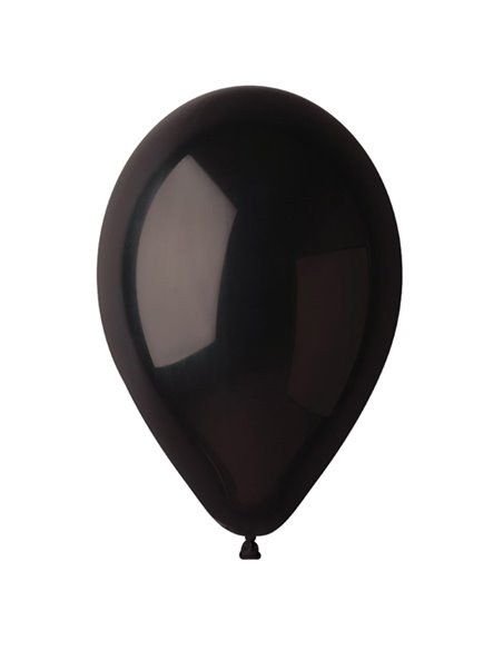 Busta 25 palloncini in lattice Ø26cm nero Big Party 72017