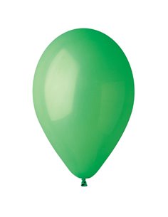 Busta 25 palloncini in lattice Ø26cm verde Big Party 72019