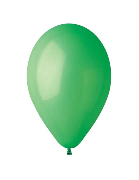 Busta 25 palloncini in lattice Ø26cm verde Big Party 72019