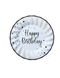 8 piatti Ø20cm Happy Birthday Big Party 74545