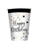 8 bicchieri in carta cc.200 Happy Birthday Big Party 74546