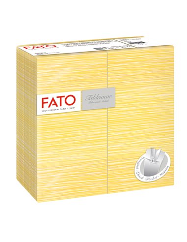 40 tovaglioli portaposate 40x40cm Linea tablewear Millerighe Mimosa Fato 88471000