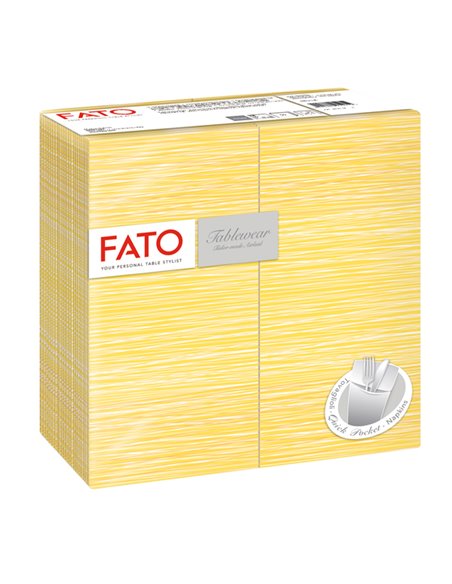 40 tovaglioli portaposate 40x40cm Linea tablewear Millerighe Mimosa Fato 88471000