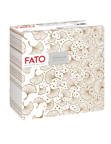 50 tovaglioli 40x40cm Linea tablewear Biloba nocciola Fato 88453600
