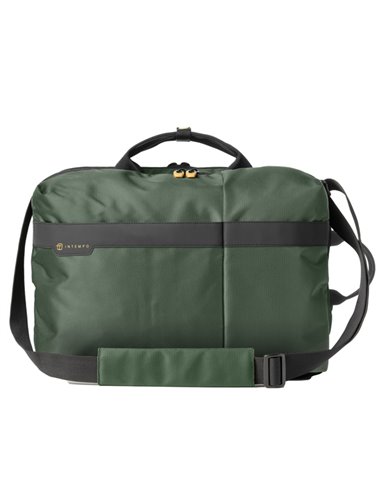 Borsa Bi-Bag Job dim.43x33x16cm tessuto tecnico verde INTEMPO 9235JBL24 IN TEMPO BORSE-CARTELLE-VALIGIE
