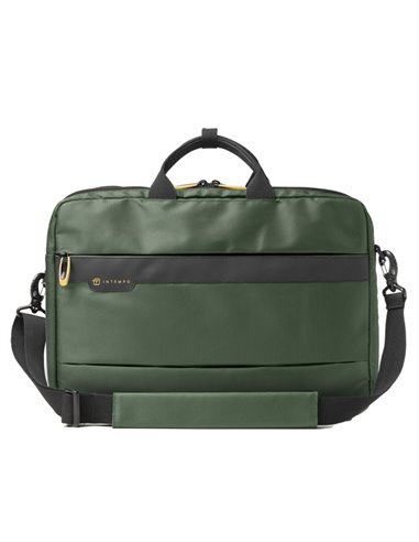 Borsa Office Bag Job dim.44x34x12cm tessuto tecnico verde INTEMPO 9236JBL24