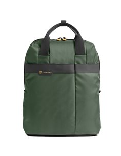 Zaino Job dim. 31x45x15cm tessuto tecnico verde INTEMPO 9238JBL24