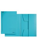 Cartellina 3 lembi azzurro 24,3X34cm Leitz 39220235