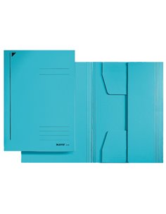 Cartellina 3 lembi azzurro 24,3X34cm Leitz 39220235
