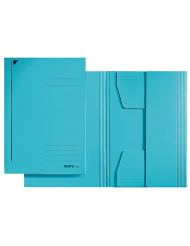 Cartellina 3 lembi azzurro 24,3X34cm Leitz 39220235