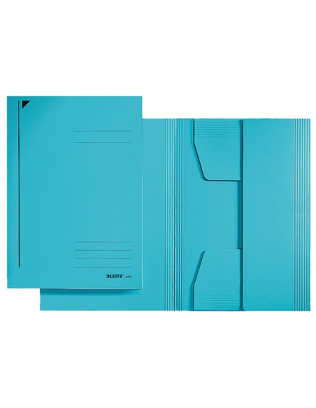 Cartellina 3 lembi azzurro 24,3X34cm Leitz 39220235