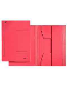 Cartellina 3 lembi rosso 24,3X34cm Leitz 39220225 LEITZ CARTELLINE A TRE LEMBI