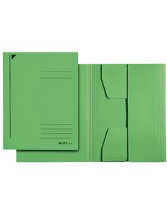 Cartellina 3 lembi verde 24,3X34cm Leitz 39220255 LEITZ CARTELLINE A TRE LEMBI