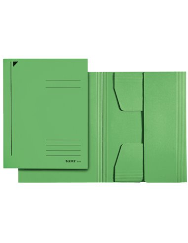 Cartellina 3 lembi verde 24,3X34cm Leitz 39220255 LEITZ CARTELLINE A TRE LEMBI