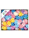 100 stelle nastro liscio 6800 10mmxØ5cm colori assortiti primavera Brizzolari 00163399