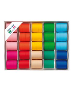 25 rocche nastro similpaper 10mtx10mm colori assortiti primavera Brizzolari 00225499 BRIZZOLARI NASTRI-FIOCCHI-STELLE