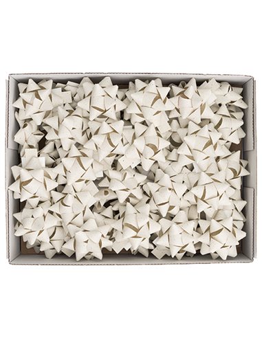 50 stelle nastro carta erba 15mmxØ6,5cm avorio Brizzolari 02739525 BRIZZOLARI NASTRI-FIOCCHI-STELLE